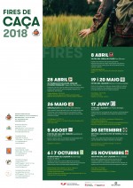 Calendari Fires de Caça 2018