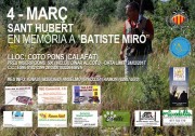 Sant Hubert en memòria a Batiste Miró