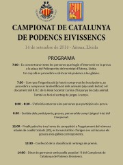 Campionat de Catalunya de Podencs Eivissencs 2014