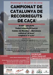 Campionat de Catalunya de Recorreguts de Caça 2019