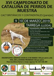 Campionat de Catalunya de Gossos de Mostra 2019